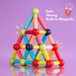 Magnetic Sticks Building Blocks Learning Toy - Image 6