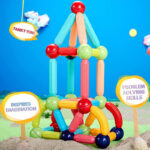 Magnetic Sticks Building Blocks Learning Toy - Image 5