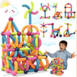 Magnetic Sticks Building Blocks Learning Toy - Image 22