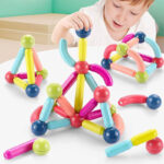 Magnetic Sticks Building Blocks Learning Toy - Image 2