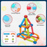 Magnetic Sticks Building Blocks Learning Toy - Image 21